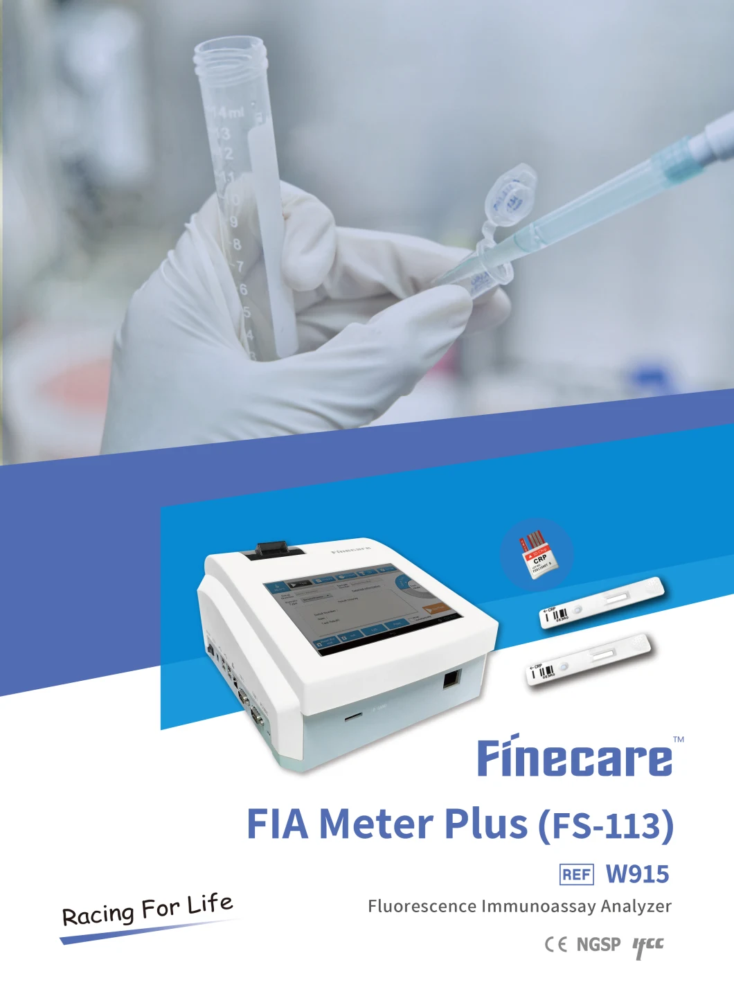 Hormone Analyzer Machine Immunofluorescence Analyzer Hba1c Tsh Fsh Ctni Psa Analysis Machine Finecare Fia Analyzer