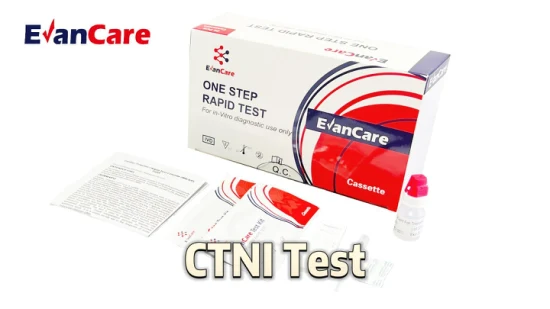 Ctni One Step Schnelltest für medizinisches Vollblut, Troponin-I-Teststreifen für Herzmarker durch Serum/Plasma