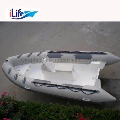 Ilife Il-B480t T-Serie starrer Rumpf, Firberglass-Arbeitsschlauchboot, Angelsport, FRP-Rettungsboot, tiefes V, scharf, mit Mittelkonsole