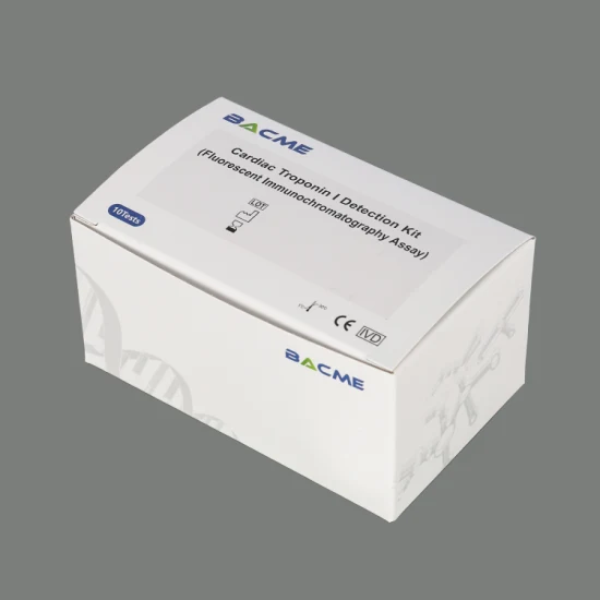 CE-zugelassene Ctni-Troponin-I-Schnelltestkarte, Herzmarker-Testkits